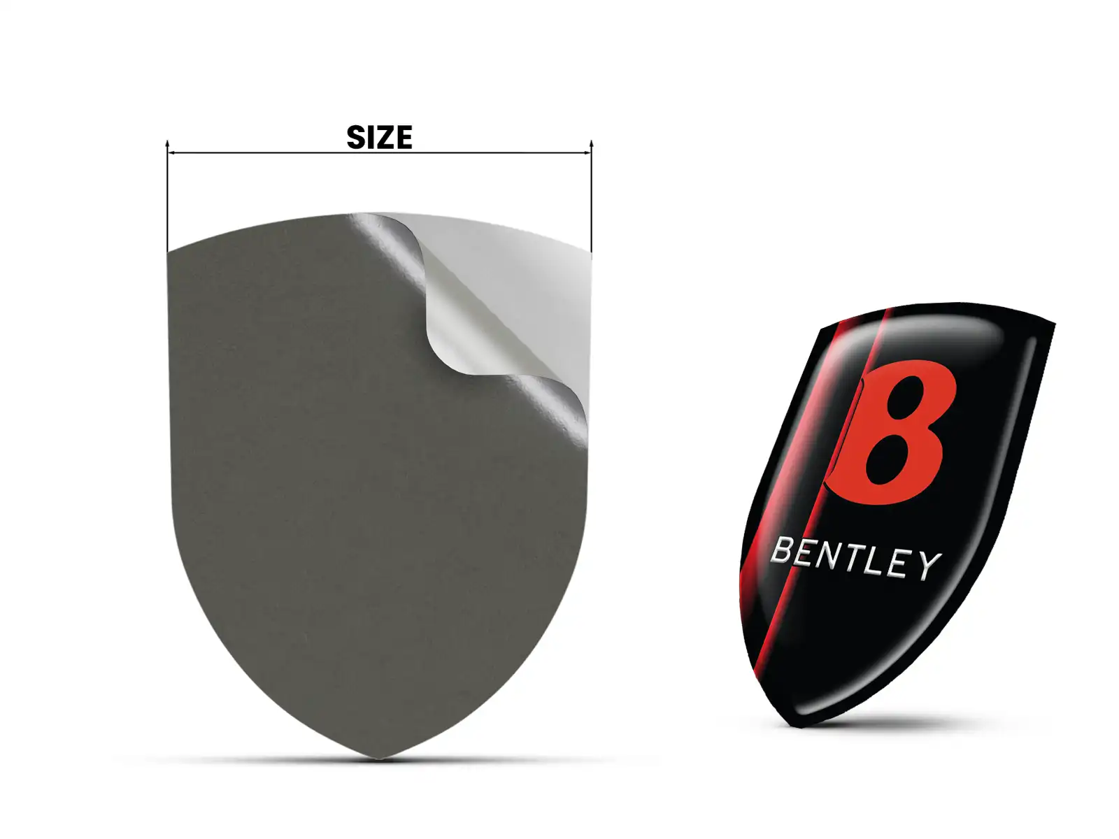 Bentley Logos Silicona Auto Edición Tuning Alta Calidad